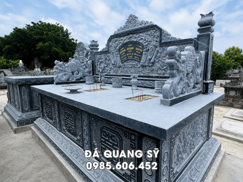 Mẫu Mộ tổ, Mộ Cụ Tổ bằng đá xanh chất lượng, lắp đặt toàn quốc 14 Mẫu Mộ tổ, Mộ Cụ Tổ bằng đá xanh chất lượng, lắp đặt toàn quốc