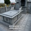 Mẫu mộ đá kim tĩnh rộng 117cm x dài 217cm, giá 60 triệu đồng tại Ninh Bình